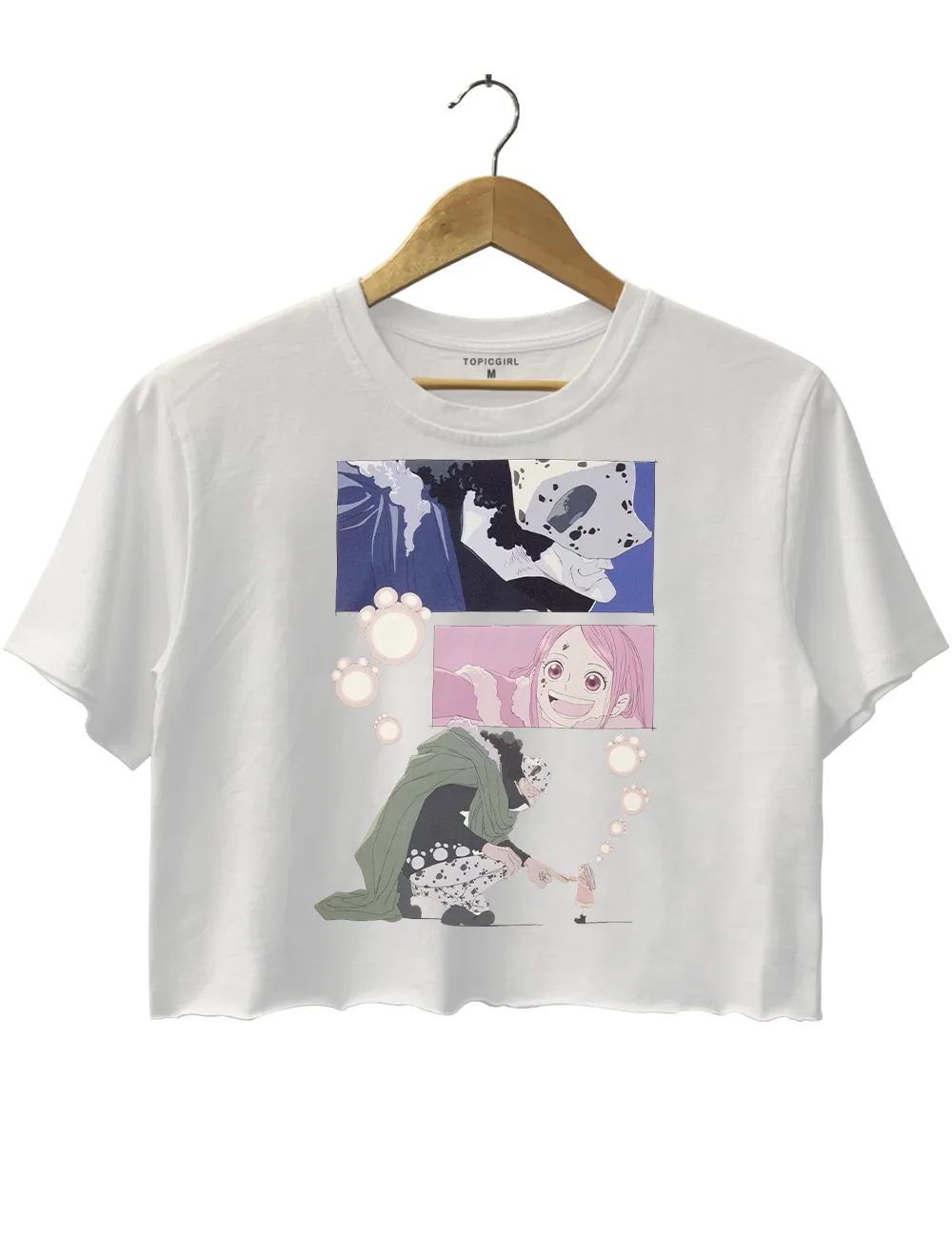 One Piece Kuma And Bonney A Fathers Love Never Fades Crop Top sold by Topic Girl product image thumbnail 2