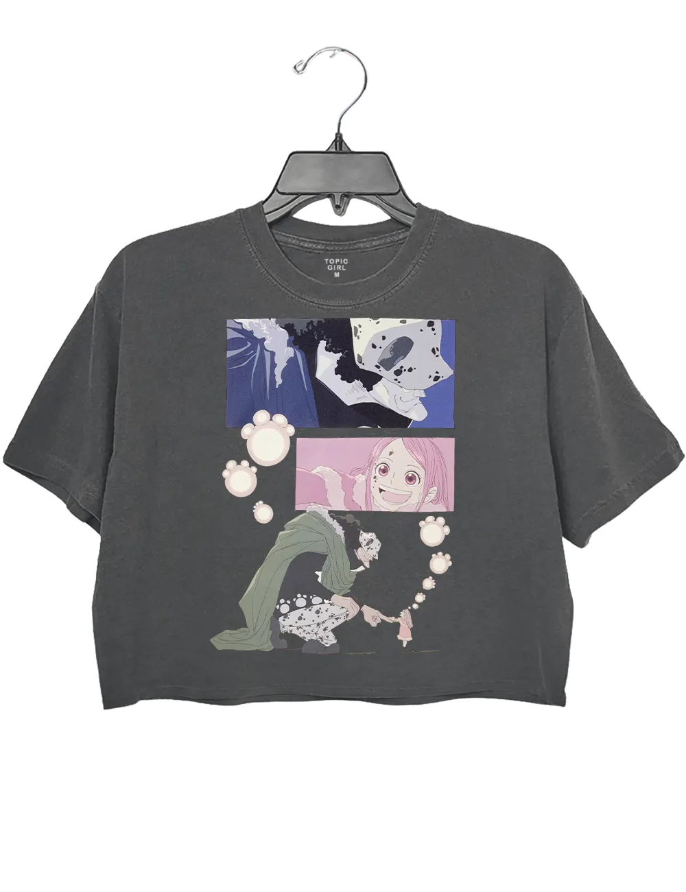 One Piece Kuma And Bonney A Fathers Love Never Fades Crop Top sold by Topic Girl