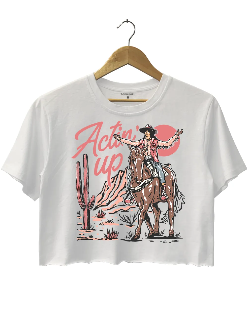 Actin' Up Crop Top sold by Topic Girl product image thumbnail 2