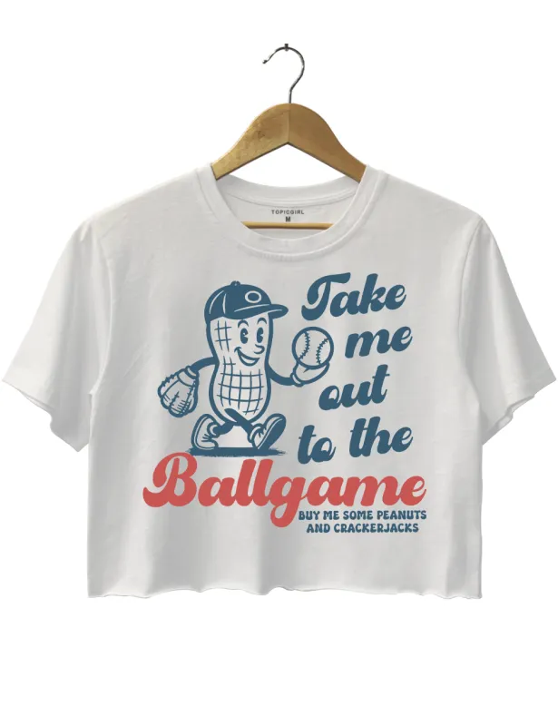 Baseball Mom Crop Top sold by Topic Girl