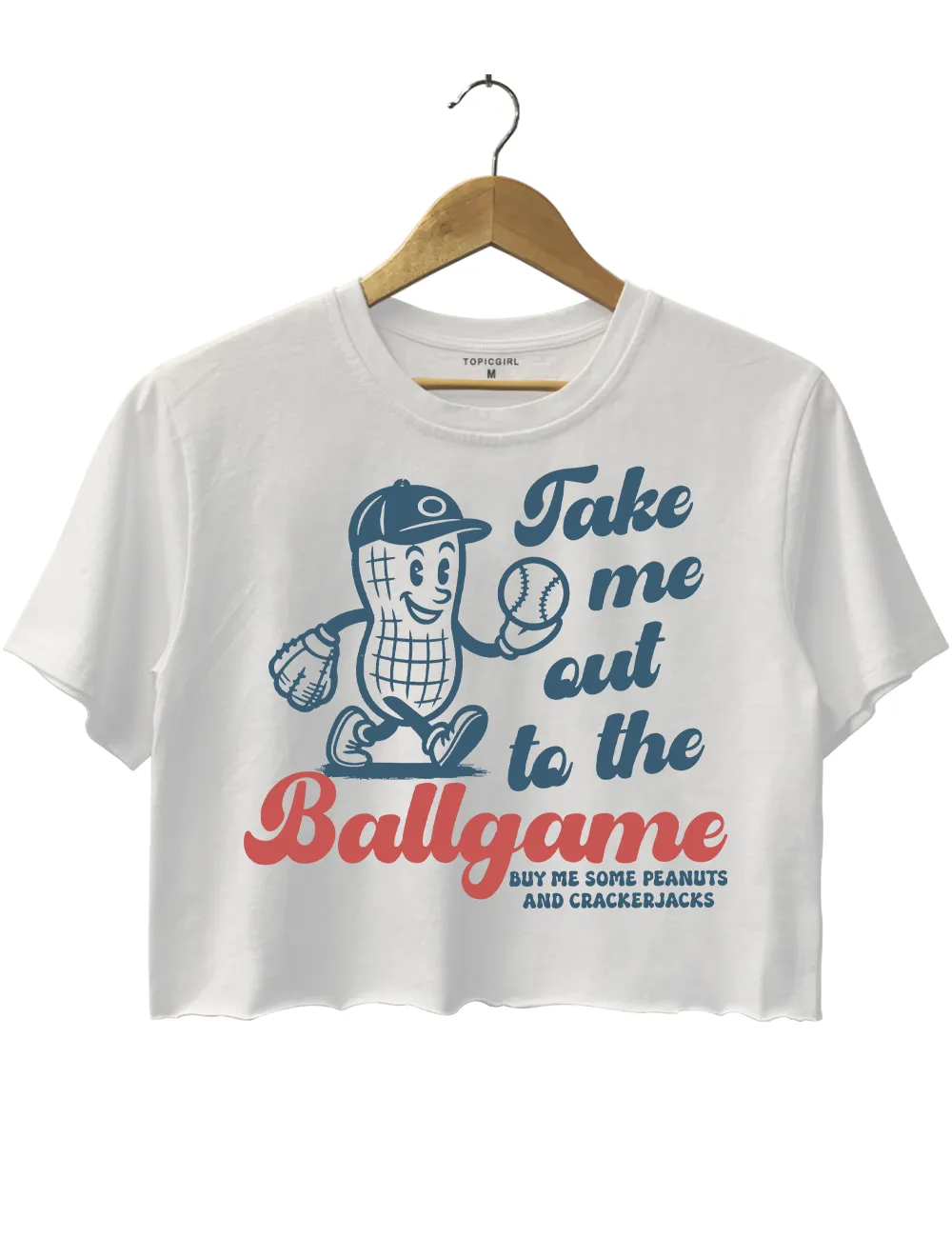 Baseball Mom Crop Top sold by Topic Girl