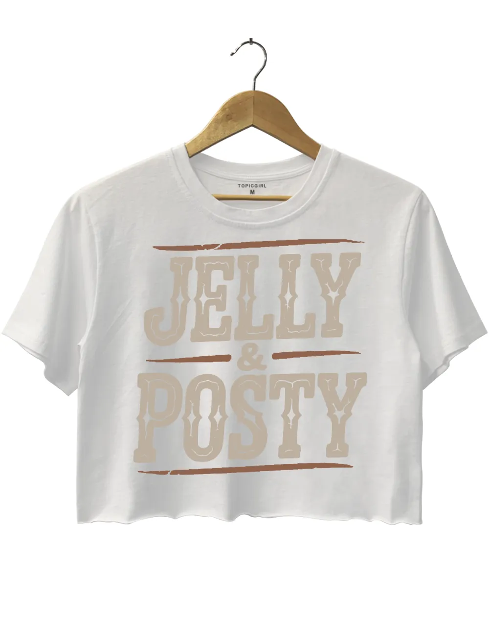 Jelly Roll Posty Crop Top sold by Topic Girl product image thumbnail 2