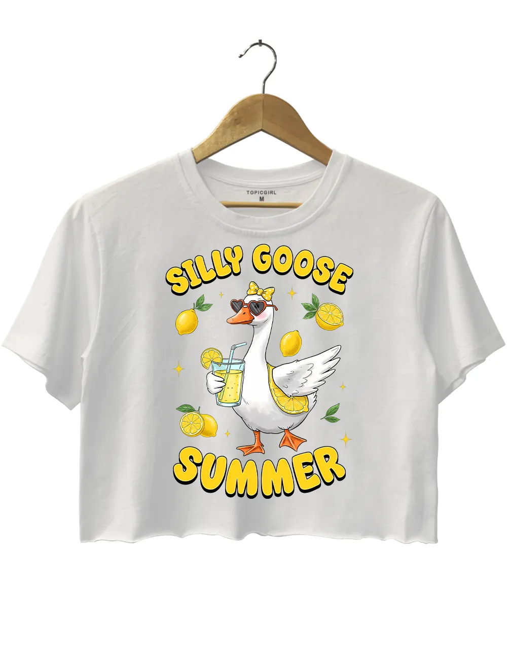 Silly Goose Summer Crop Top sold by Topic Girl product image thumbnail 2