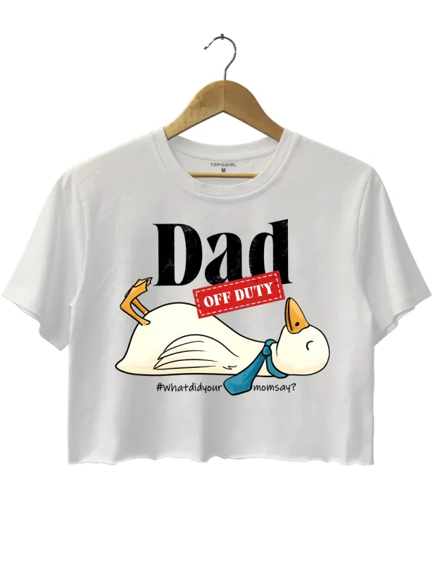 What Did Your Mom Say Crop Top sold by Topic Girl