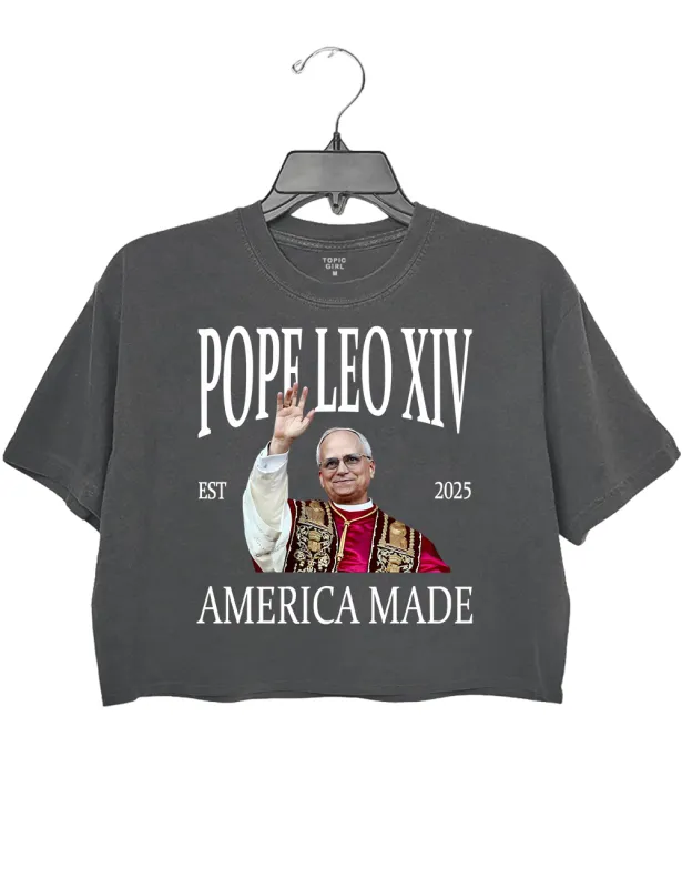 Pope Leo X|V Prayer & Social Club Crop Top sold by Topic Girl