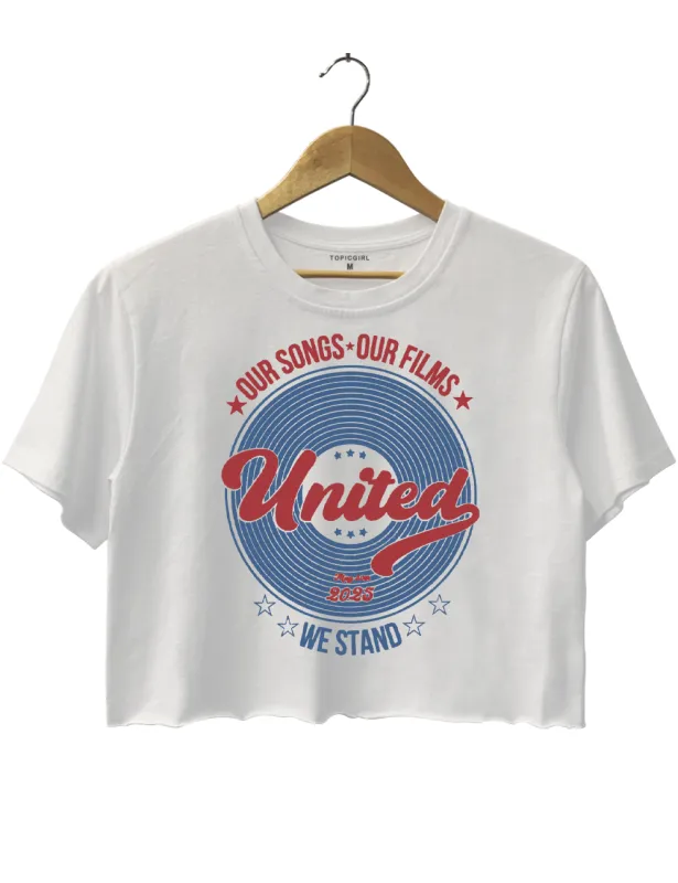 Vintage lndependence Day Taylor Inspired Crop Top sold by Topic Girl