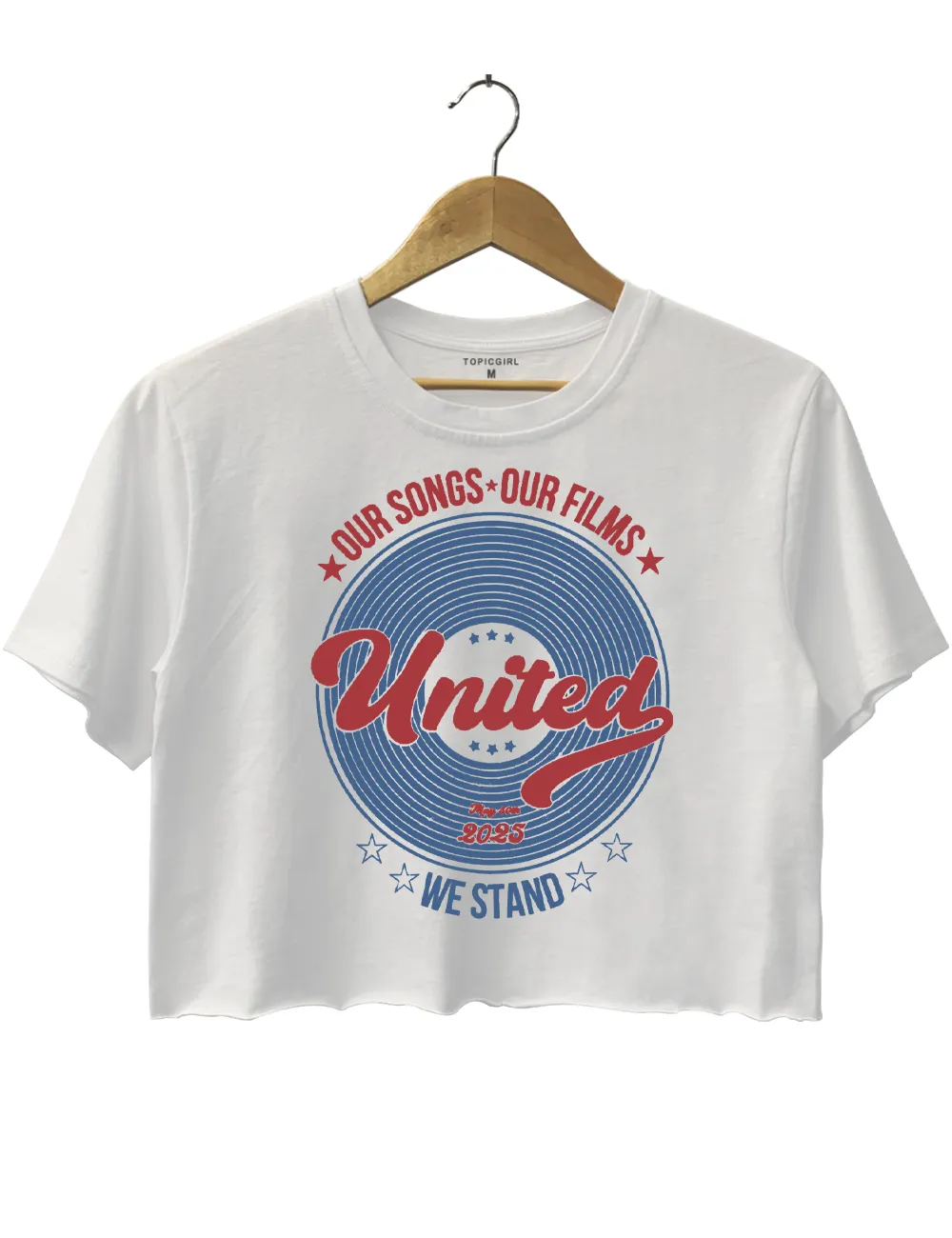 Vintage lndependence Day Taylor Inspired Crop Top sold by Topic Girl