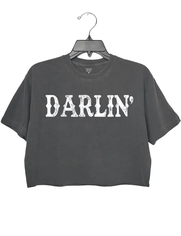 Darin' Western Country Girl Crop Top sold by Topic Girl