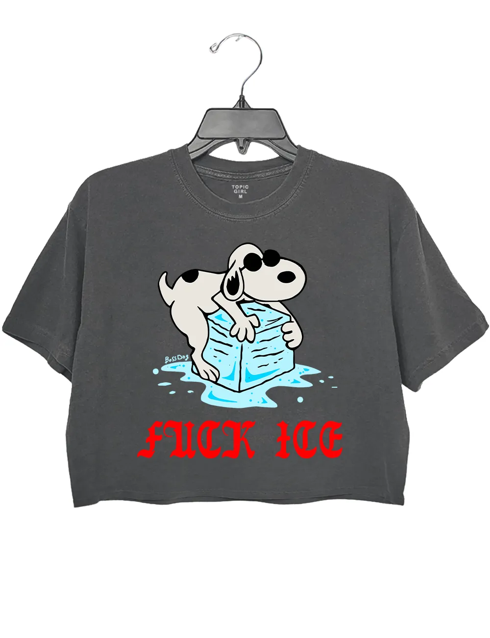 Fuck ICE Crop Top sold by Topic Girl