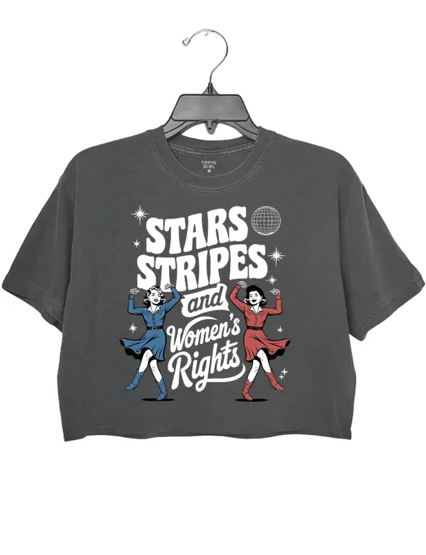 4th of July Feminist Crop Top sold by Topic Girl