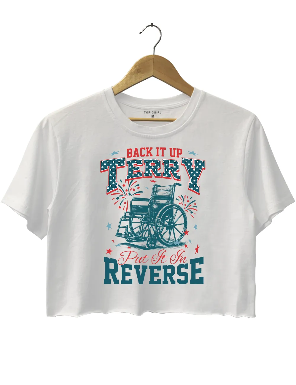 Independence Day Crop Top sold by Topic Girl product image thumbnail 2