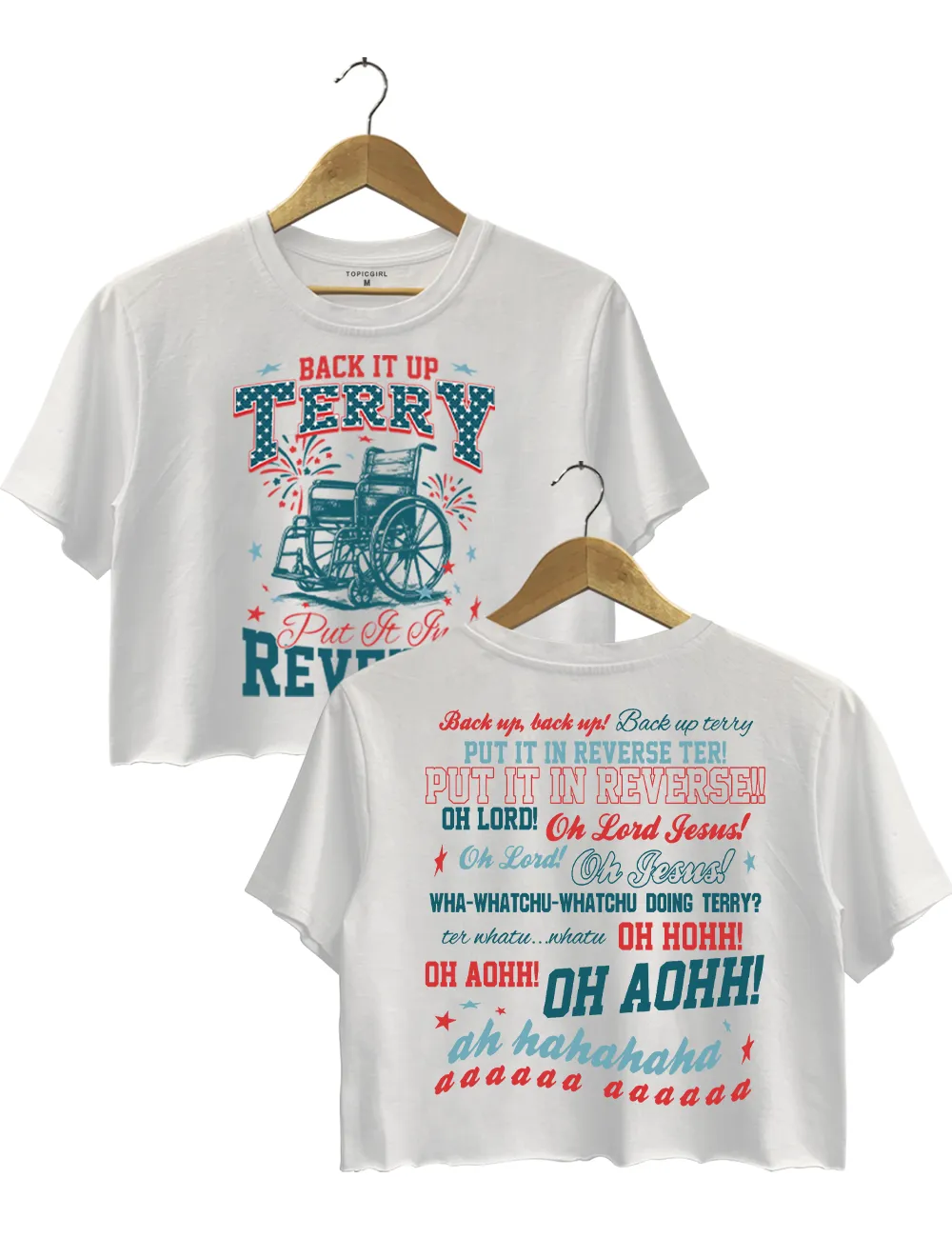 Independence Day Crop Top sold by Topic Girl