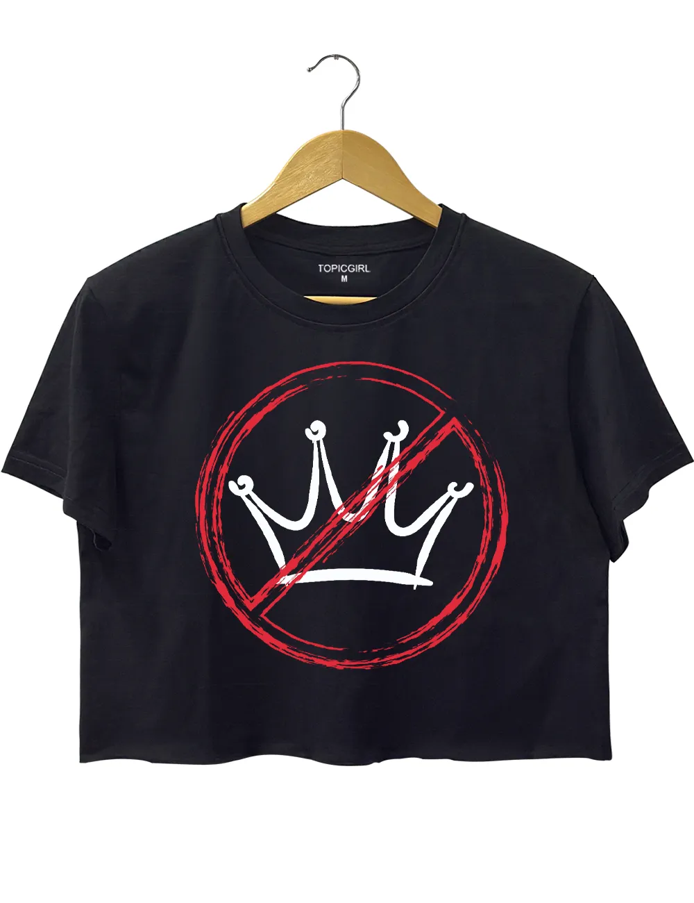 No kings In USA Crop Top sold by Topic Girl product image thumbnail 3