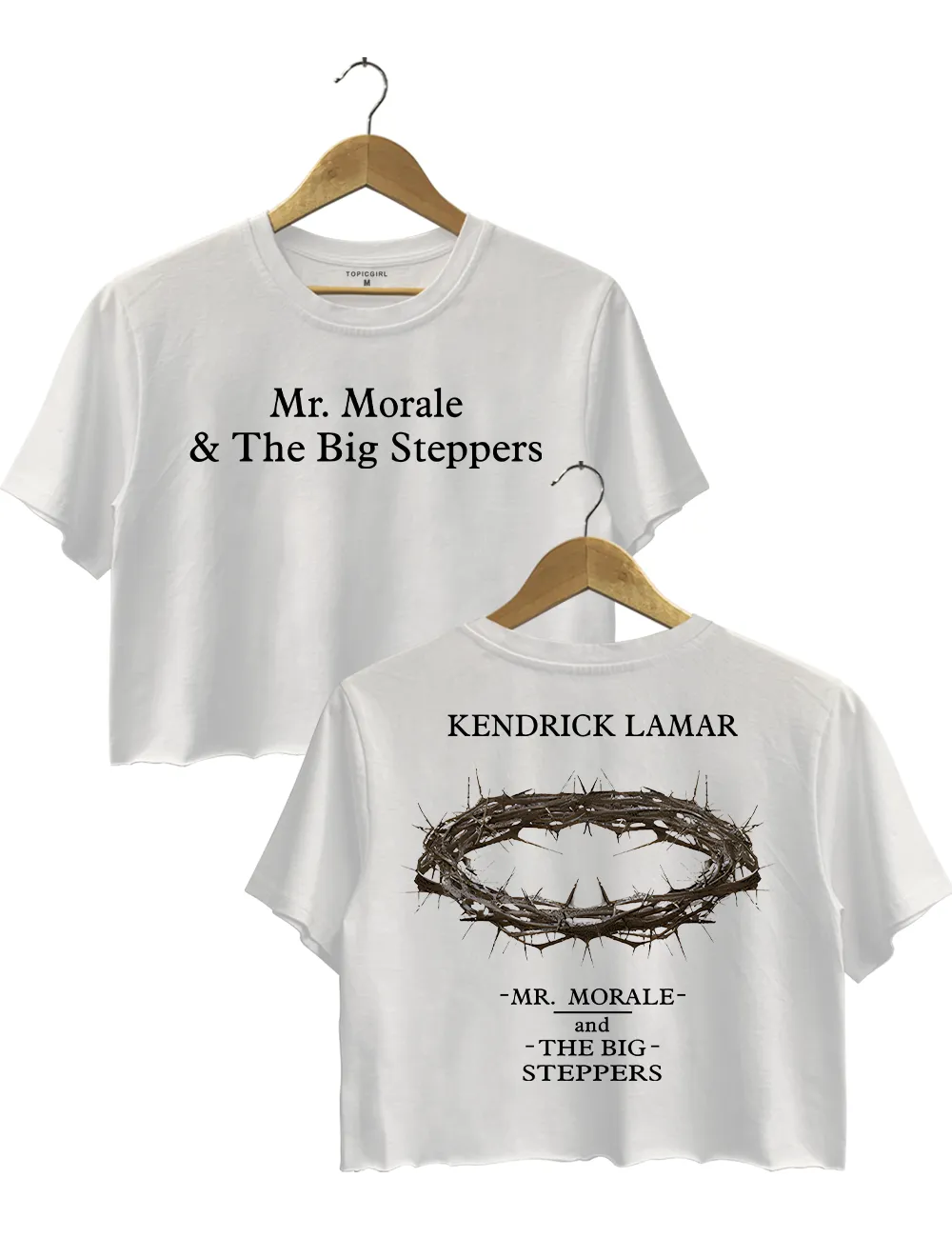 Kendriok Lamar Mir Morale The Big Steppers Crop Top sold by Topic Girl