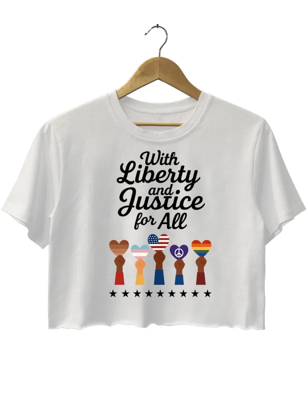 Fundemantal Rights Crop Top sold by Topic Girl