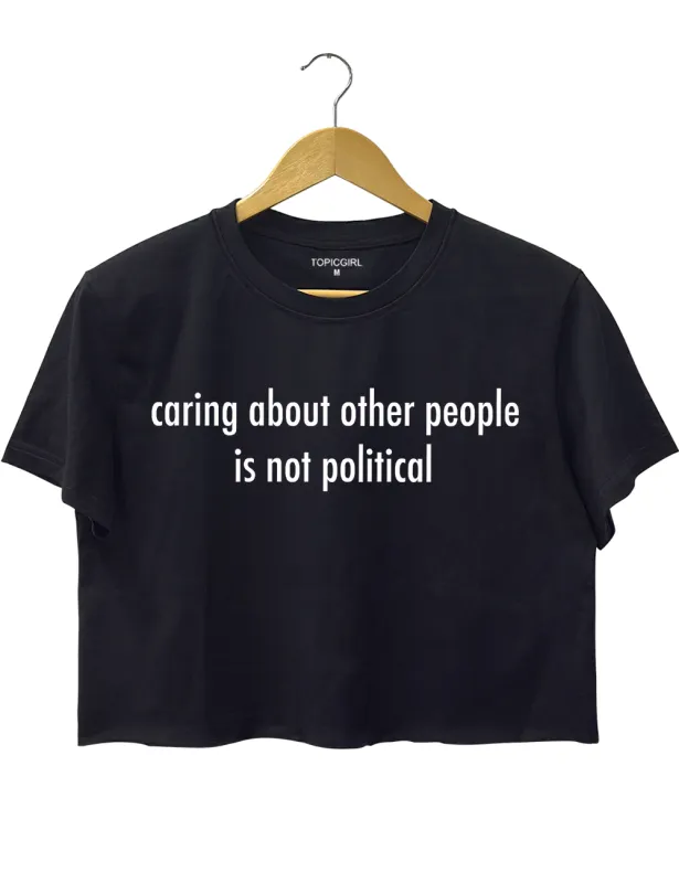 Progressive Liberal Activist Social Justice Crop Top sold by Topic Girl