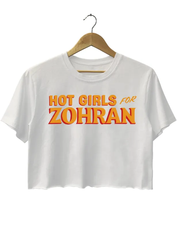 Hot Girls for Zohran Crop Top sold by Topic Girl