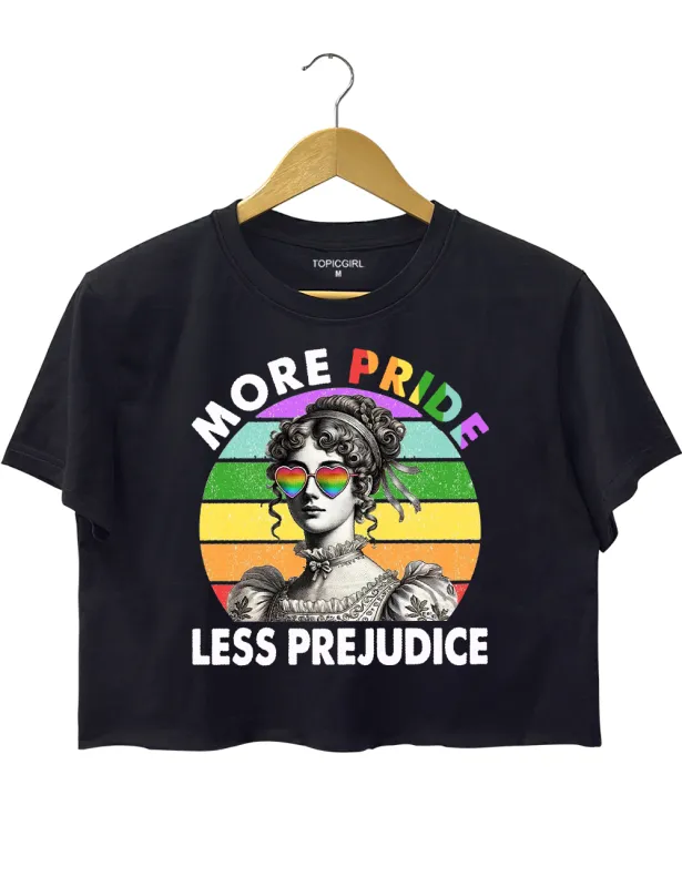 More Pride Less Prejudice Crop Top sold by Topic Girl