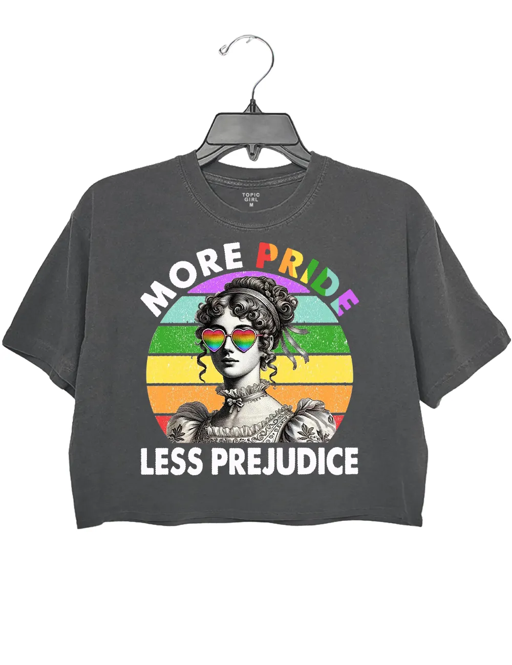 More Pride Less Prejudice Crop Top sold by Topic Girl product image thumbnail 2