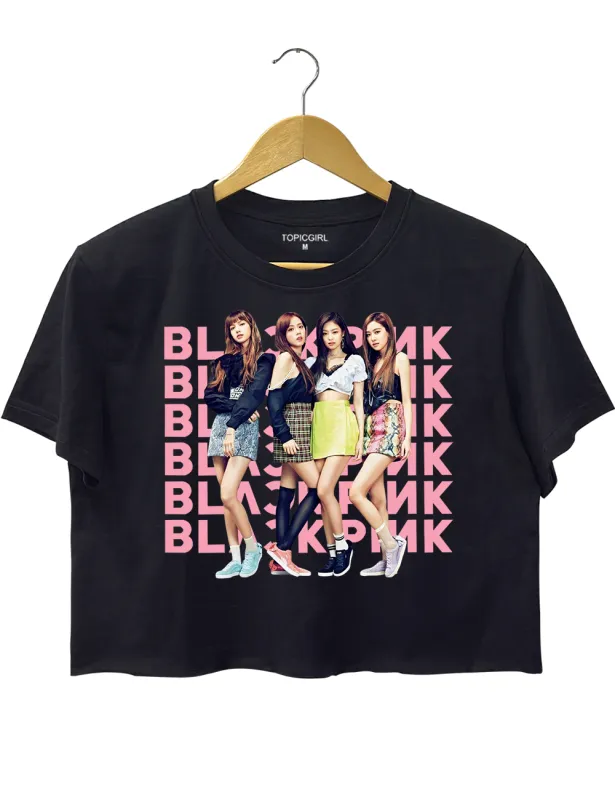 Bleckoink World Tour Crop Top sold by Topic Girl