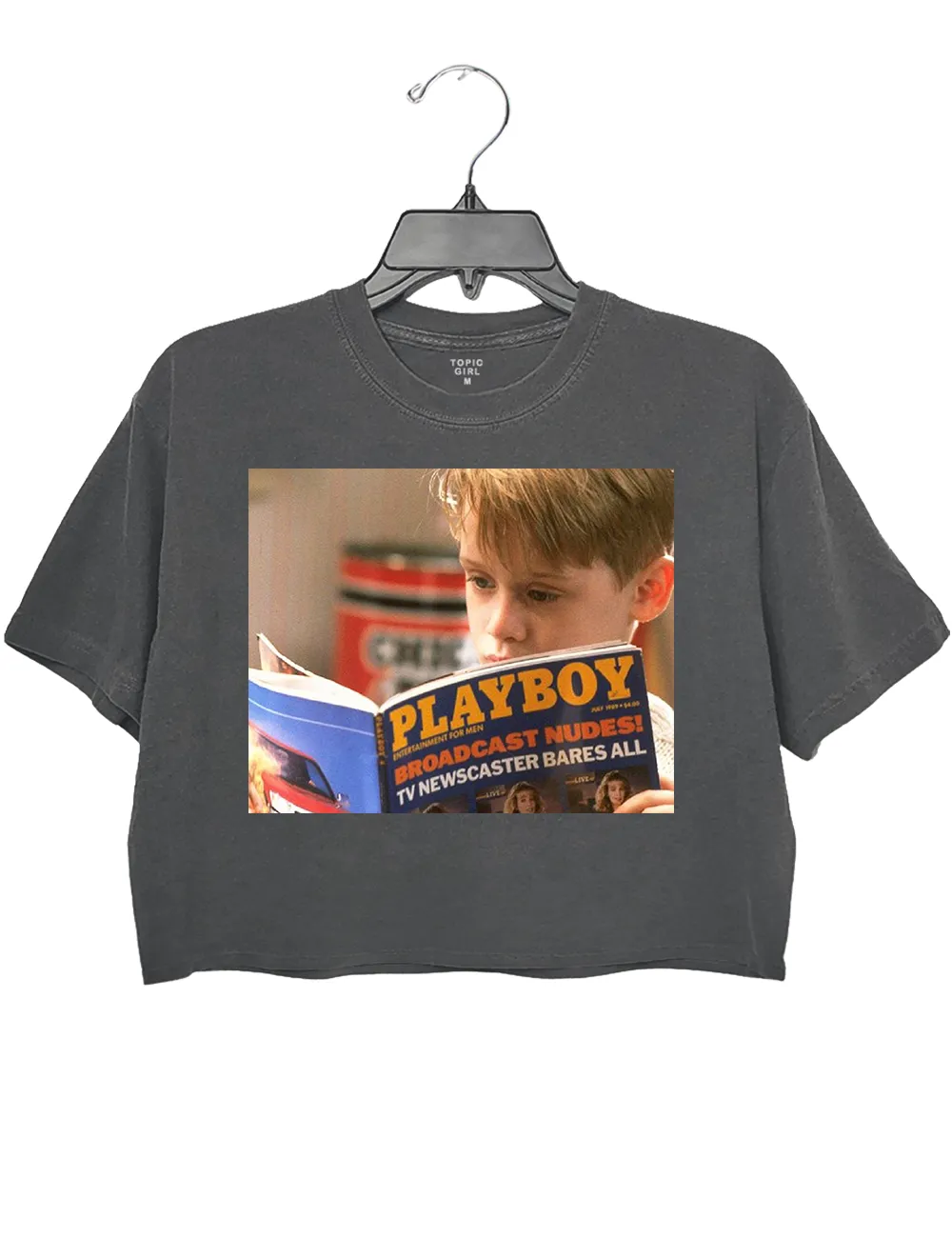 Home Alone Crop Top sold by Topic Girl product image thumbnail 2