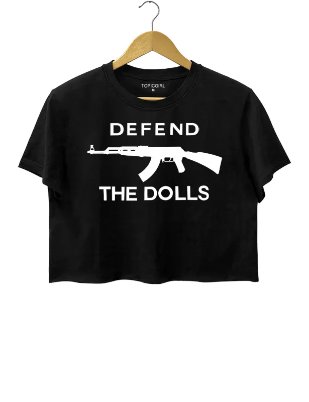 Defend The Dolls Crop Top sold by Topic Girl
