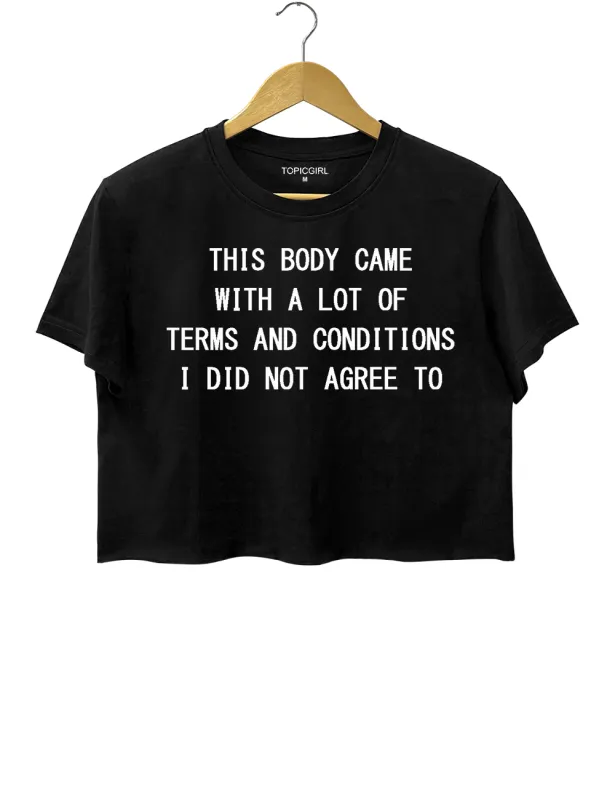 Chronic lllnesses Warrior Crop Top sold by Topic Girl