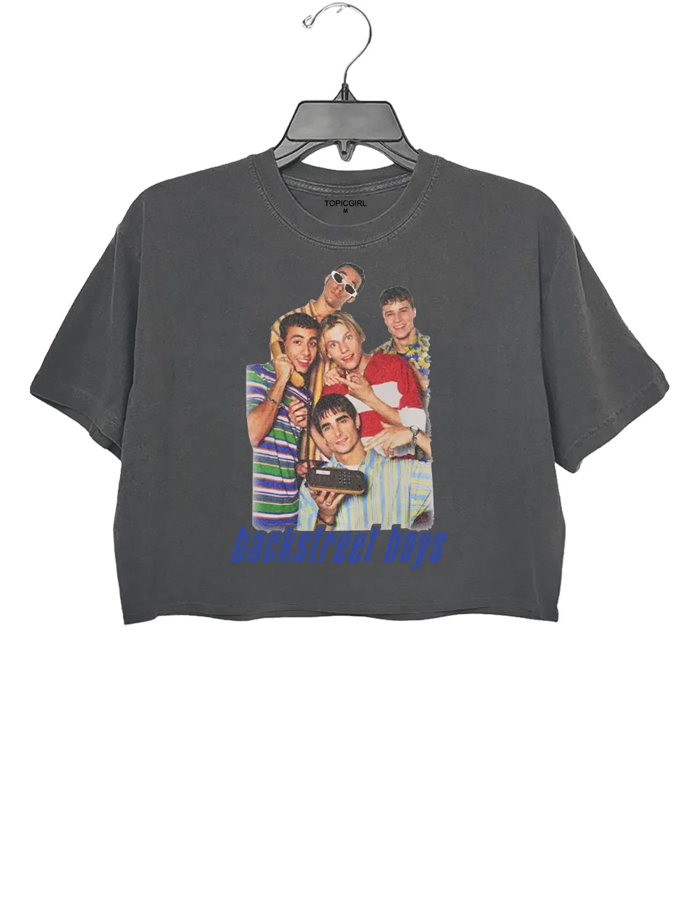 Backstreet Boys Retro Crop Top sold by Topic Girl product image thumbnail 2