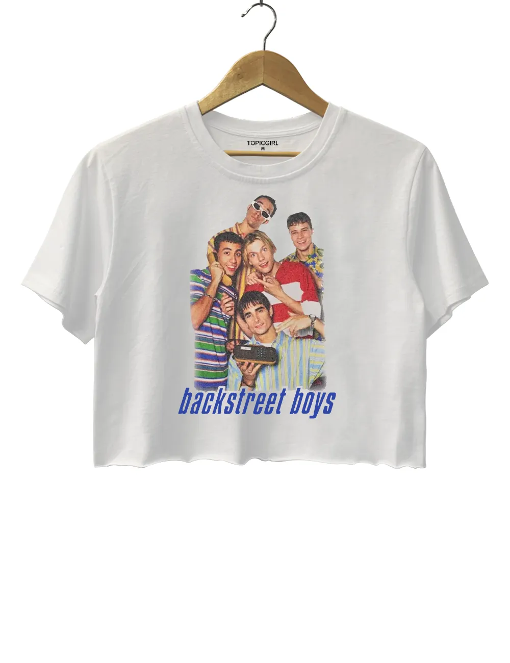 Backstreet Boys Retro Crop Top sold by Topic Girl product image thumbnail 3