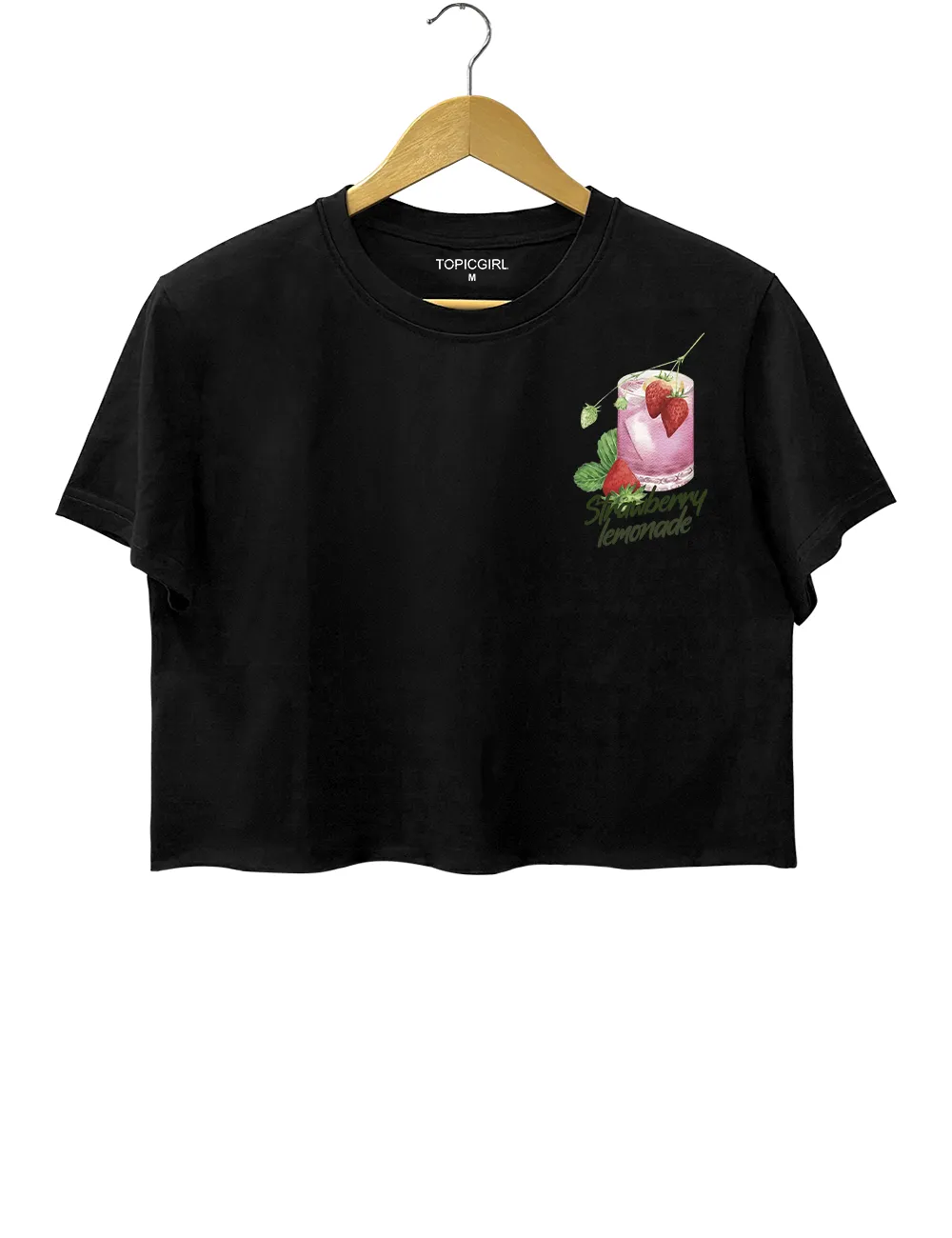 Strawberry Lemonade Definitely Maybe Morning Glory Manchester Gallagher Brothers Crop Top sold by Topic Girl product image thumbnail 5