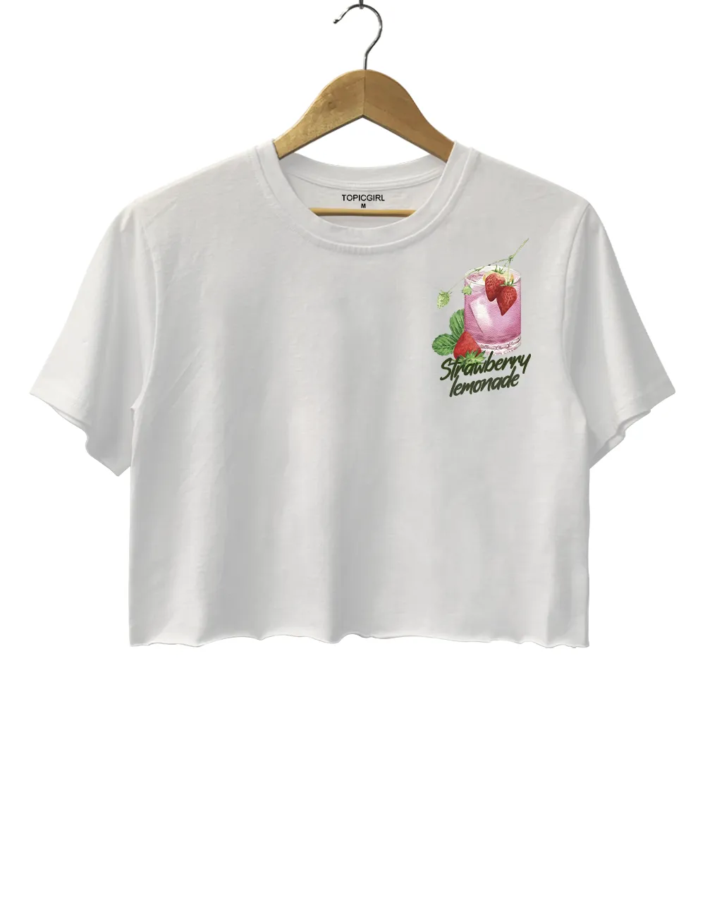 Strawberry Lemonade Definitely Maybe Morning Glory Manchester Gallagher Brothers Crop Top sold by Topic Girl product image thumbnail 2