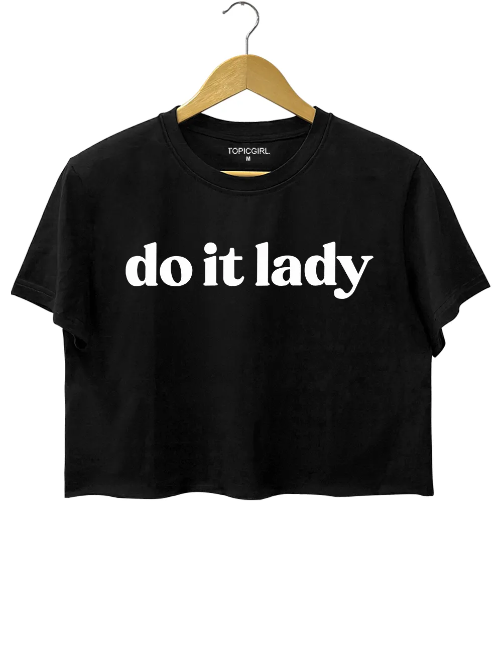 Do it Lady Crop Top sold by Topic Girl product image thumbnail 3