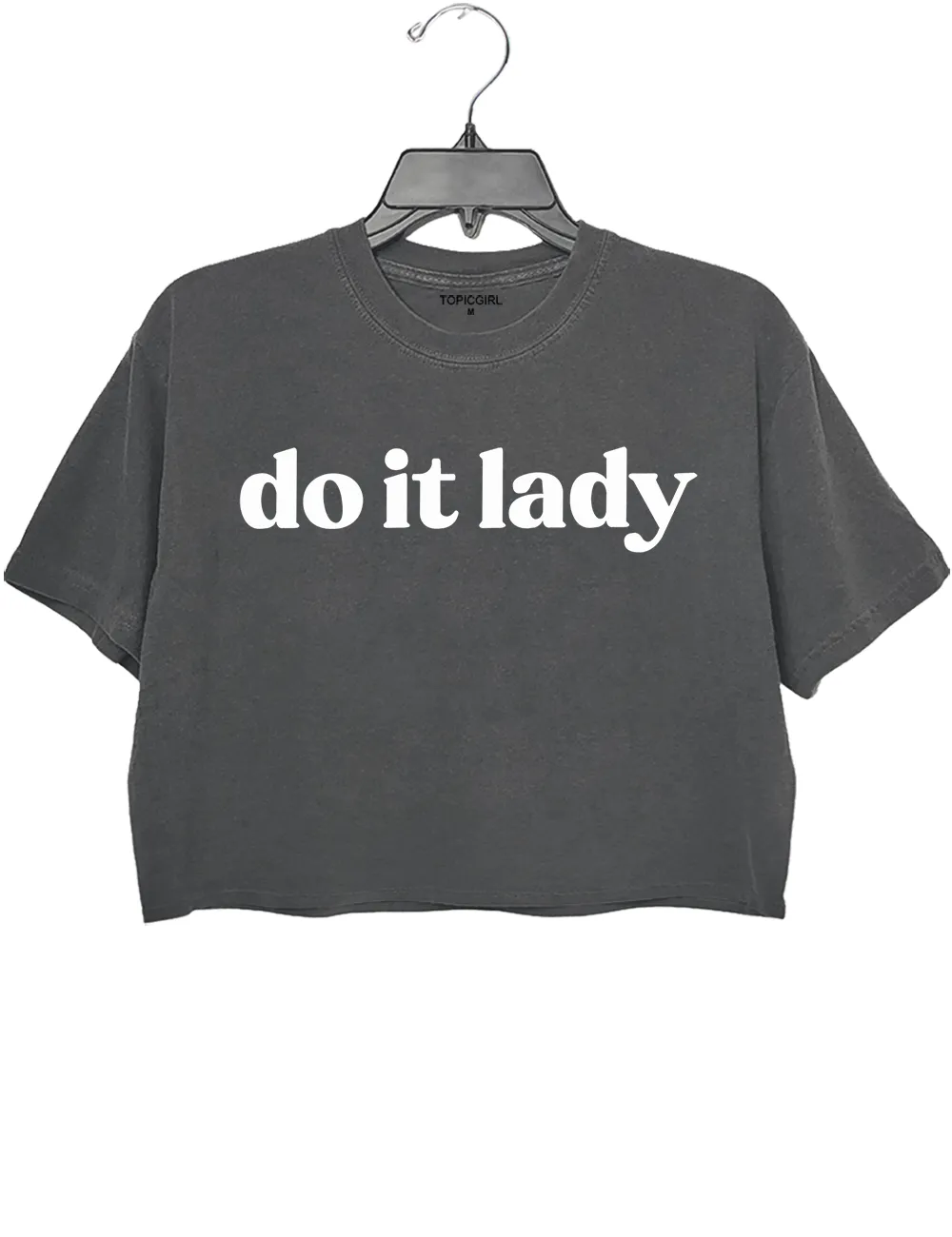 Do it Lady Crop Top sold by Topic Girl product image thumbnail 2