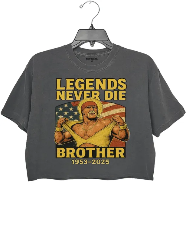 Hulk Hogan Crop Top sold by Topic Girl