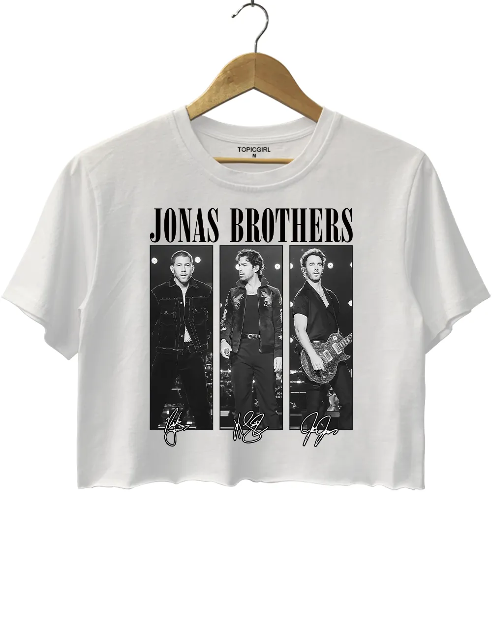 Jonas Bros 20th Annivesr Tour 2025 Crop Top sold by Topic Girl