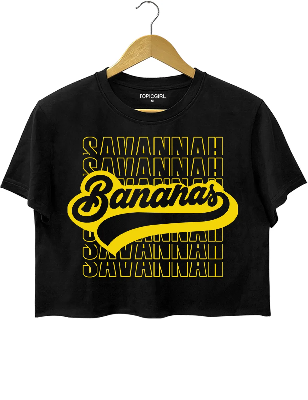 Retro Baseball Crop Top sold by Topic Girl product image thumbnail 3