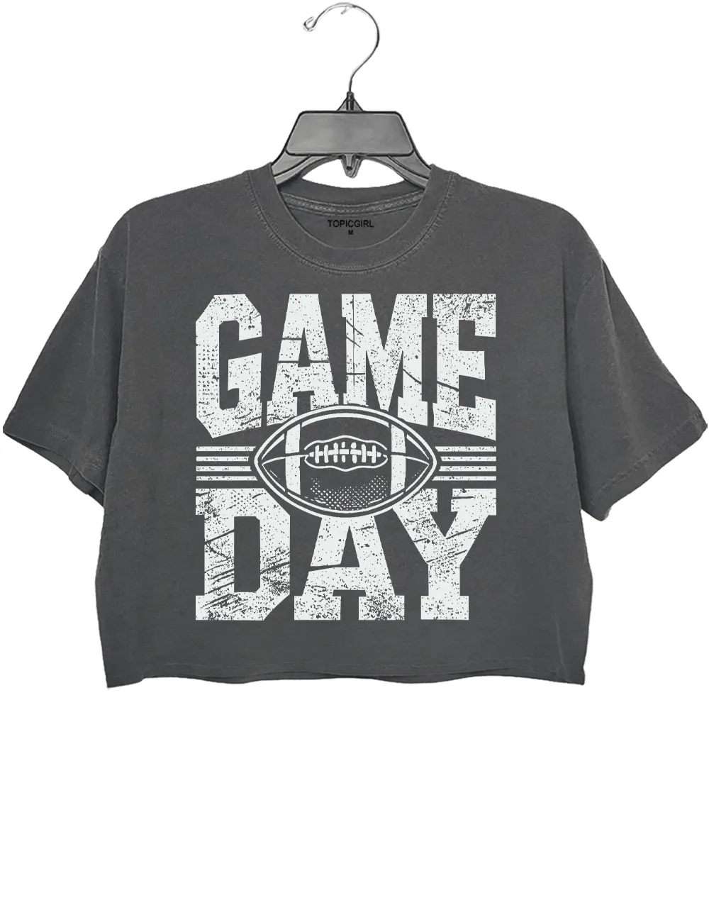 Football Season Crop Top sold by Topic Girl product image thumbnail 2