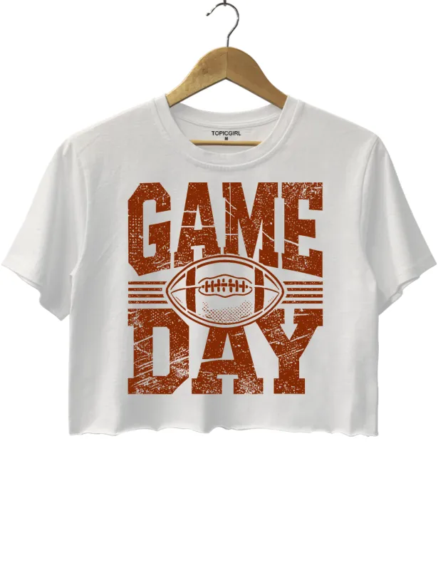 Football Season Crop Top sold by Topic Girl