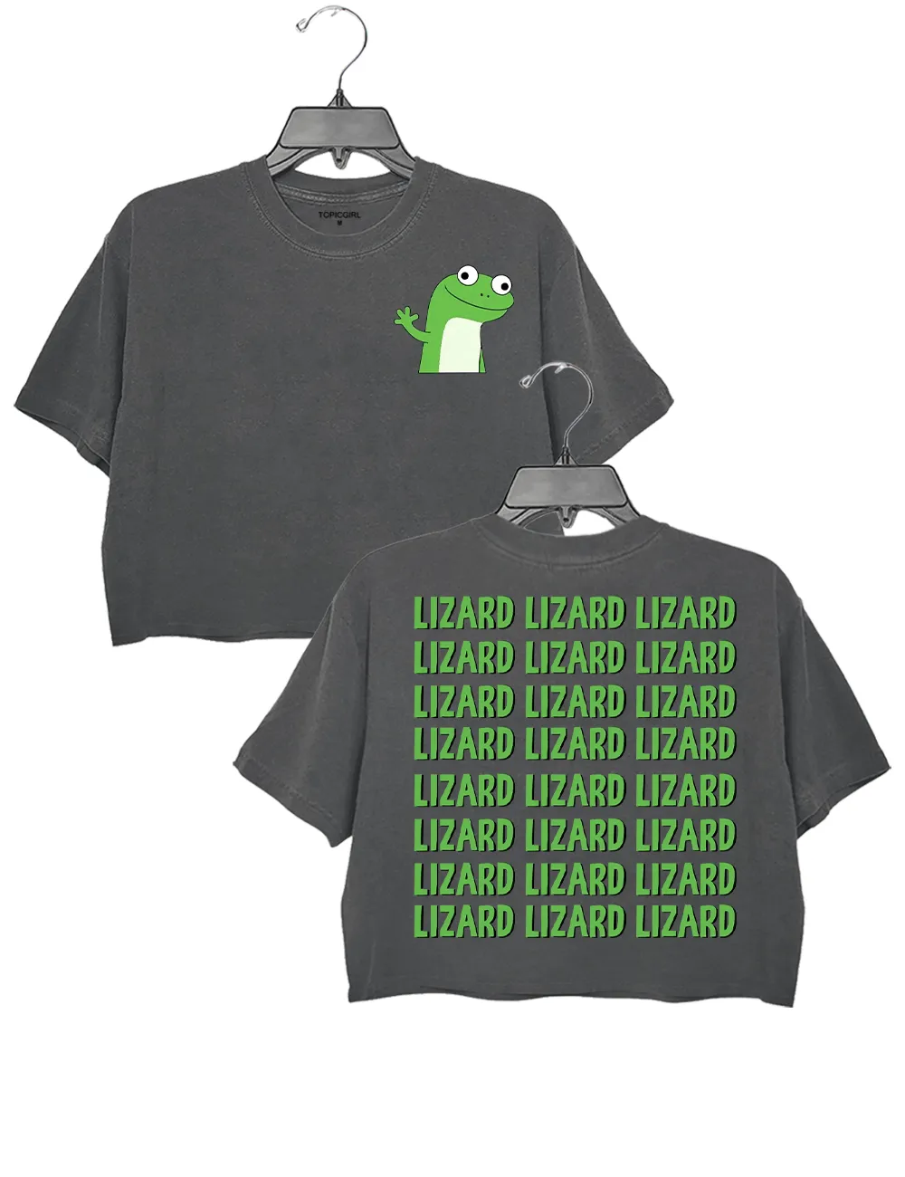Lizard Lizard Lizard Crop Top sold by Topic Girl product image thumbnail 2
