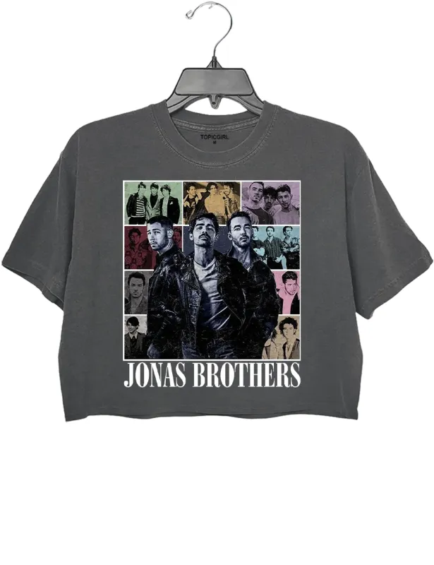 Vintage Jonas Brother Tour 2025 Crop Top made by Topic Girl