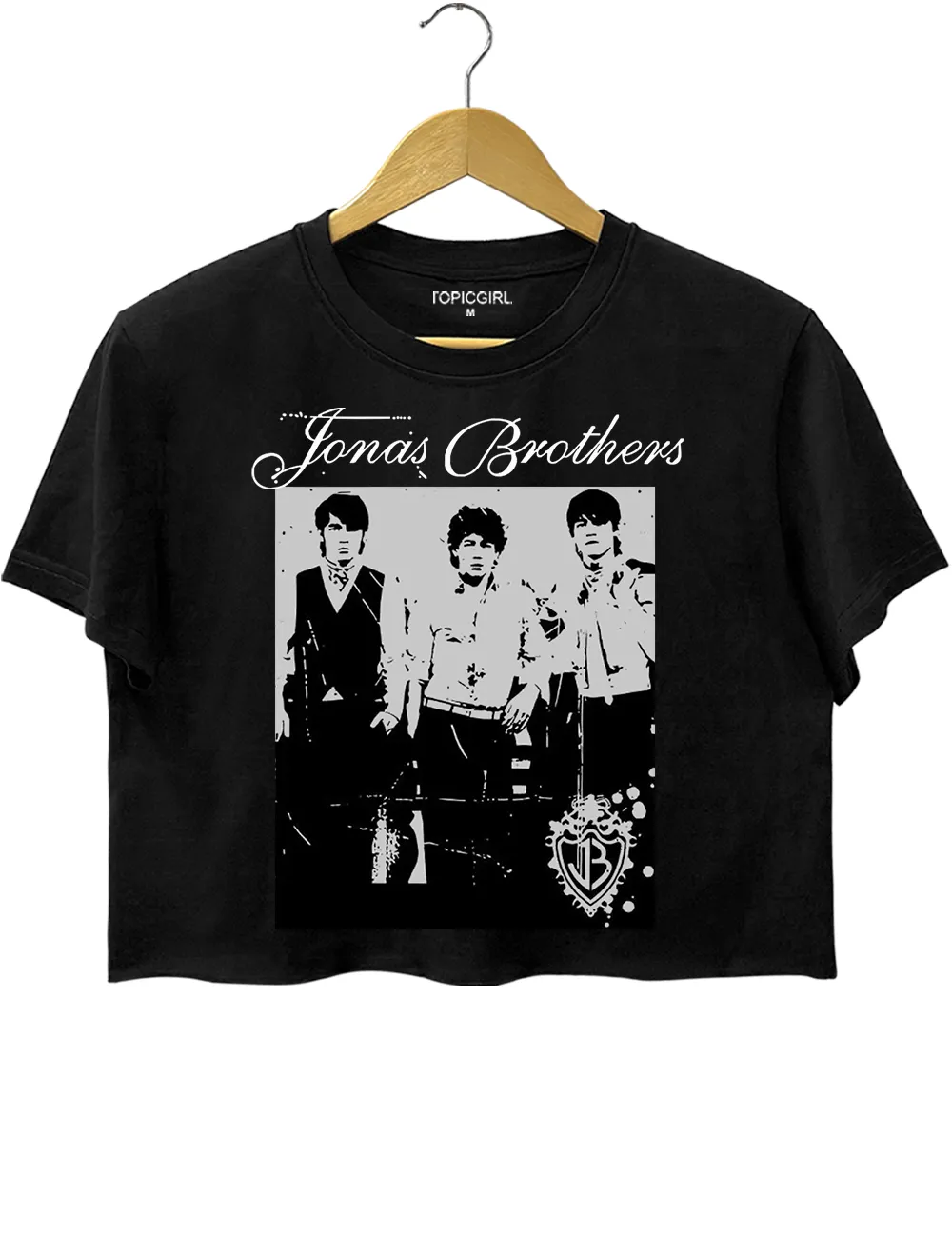 Vintage Jonas Brothers Crop Top sold by Topic Girl product image thumbnail 3
