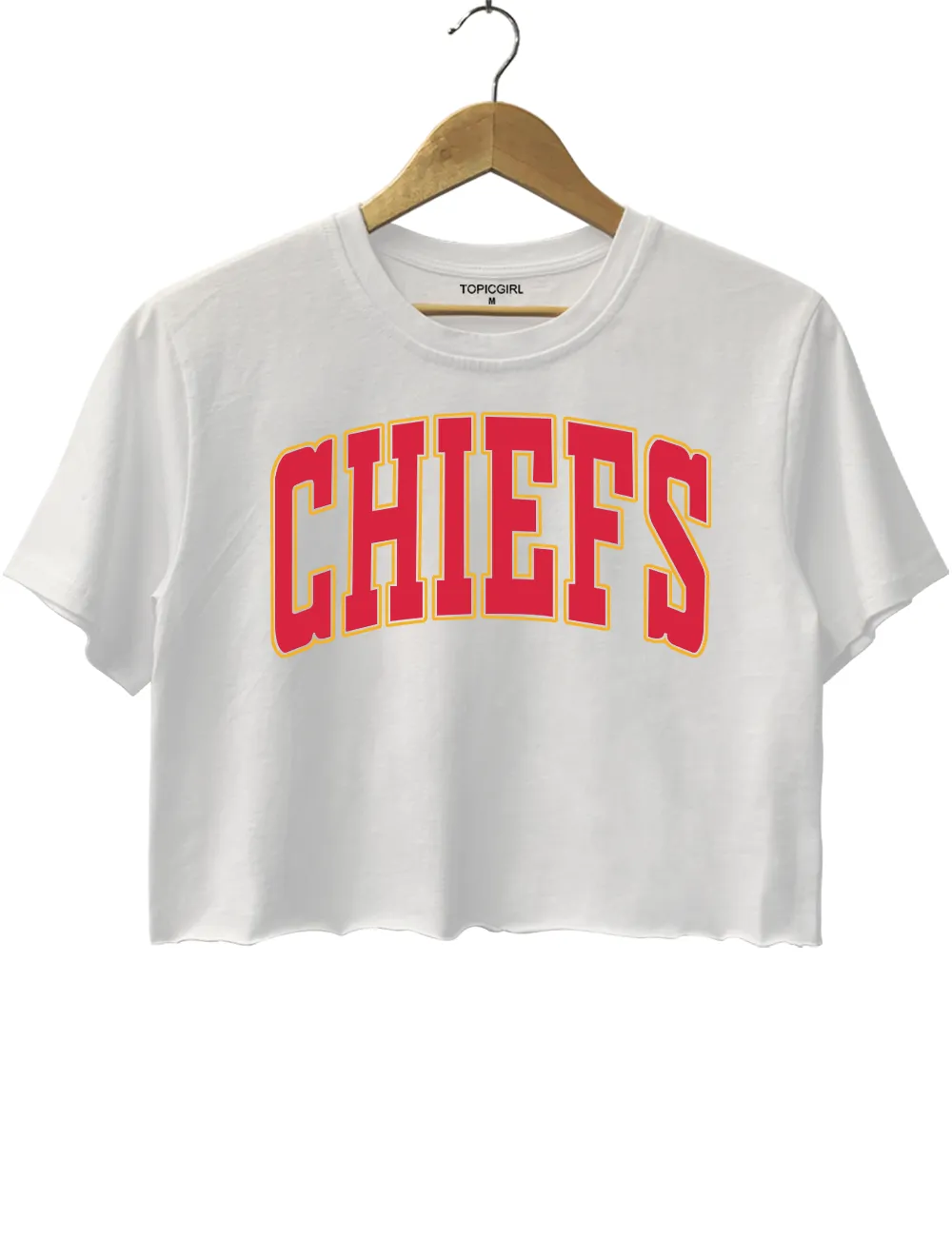 Chiefs Crop Top sold by Topic Girl product image thumbnail 2