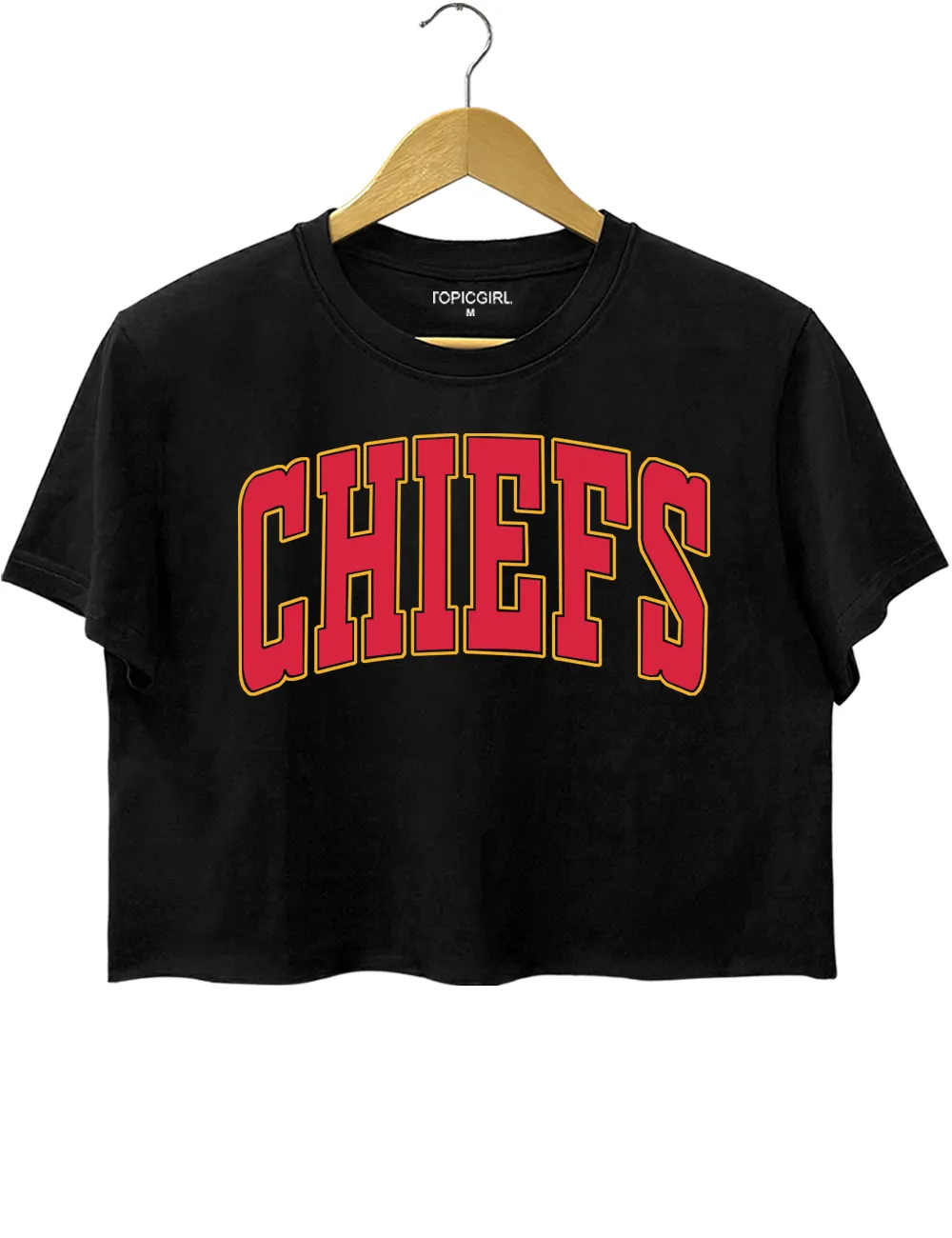 Chiefs Crop Top sold by Topic Girl product image thumbnail 3