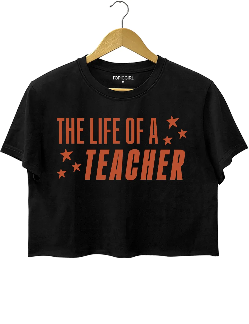 The Life of a Teacher Crop Top sold by Topic Girl product image thumbnail 3