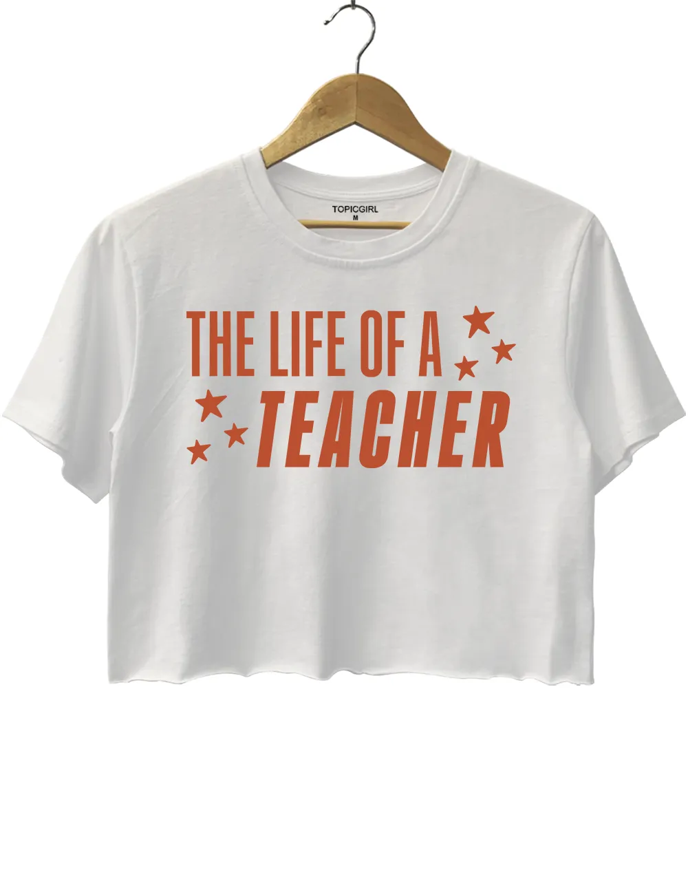 The Life of a Teacher Crop Top sold by Topic Girl product image thumbnail 2