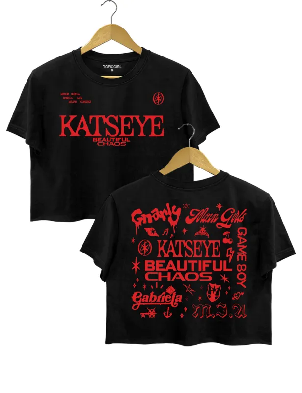 Katseye Beautiful Chaos Music Crop Top sold by Topic Girl