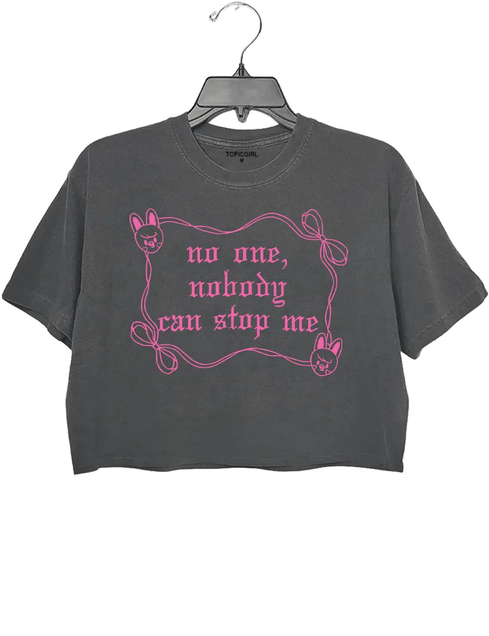No One Nobody Can Stop Me Changbin Crop Top sold by Topic Girl