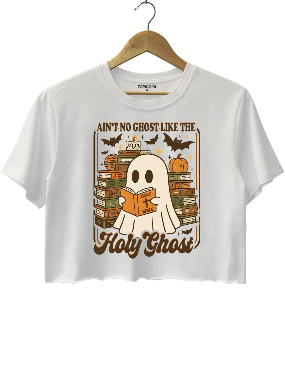 Ain't No Ghost Like the Holy Ghost Crop Top sold by Topic Girl