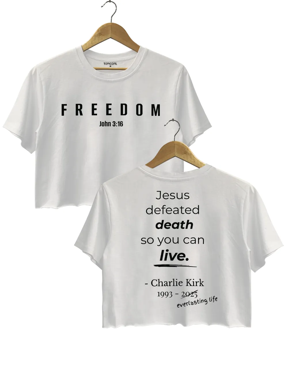 Charlie Kirk Everlasting Life sold by Topic Girl