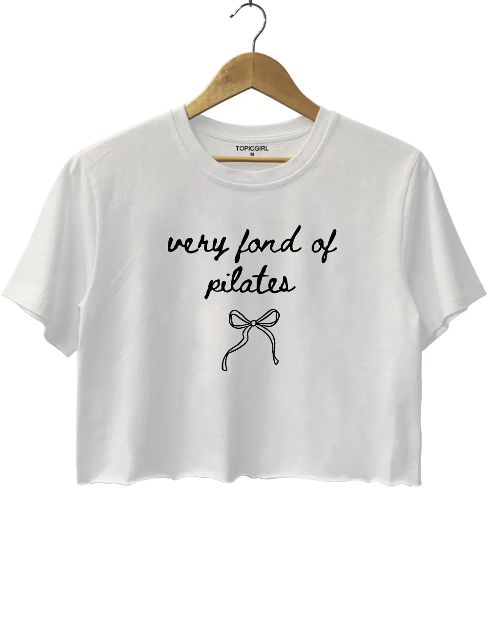 Very Fond Of Pilates Crop Top sold by Topic Girl product image thumbnail 2